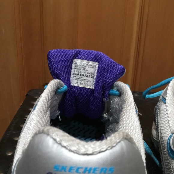 Womens Skechers Radius Shape-Ups Adaptive Comfort Ride Gray Blue Size 9.5 - Picture 4 of 8